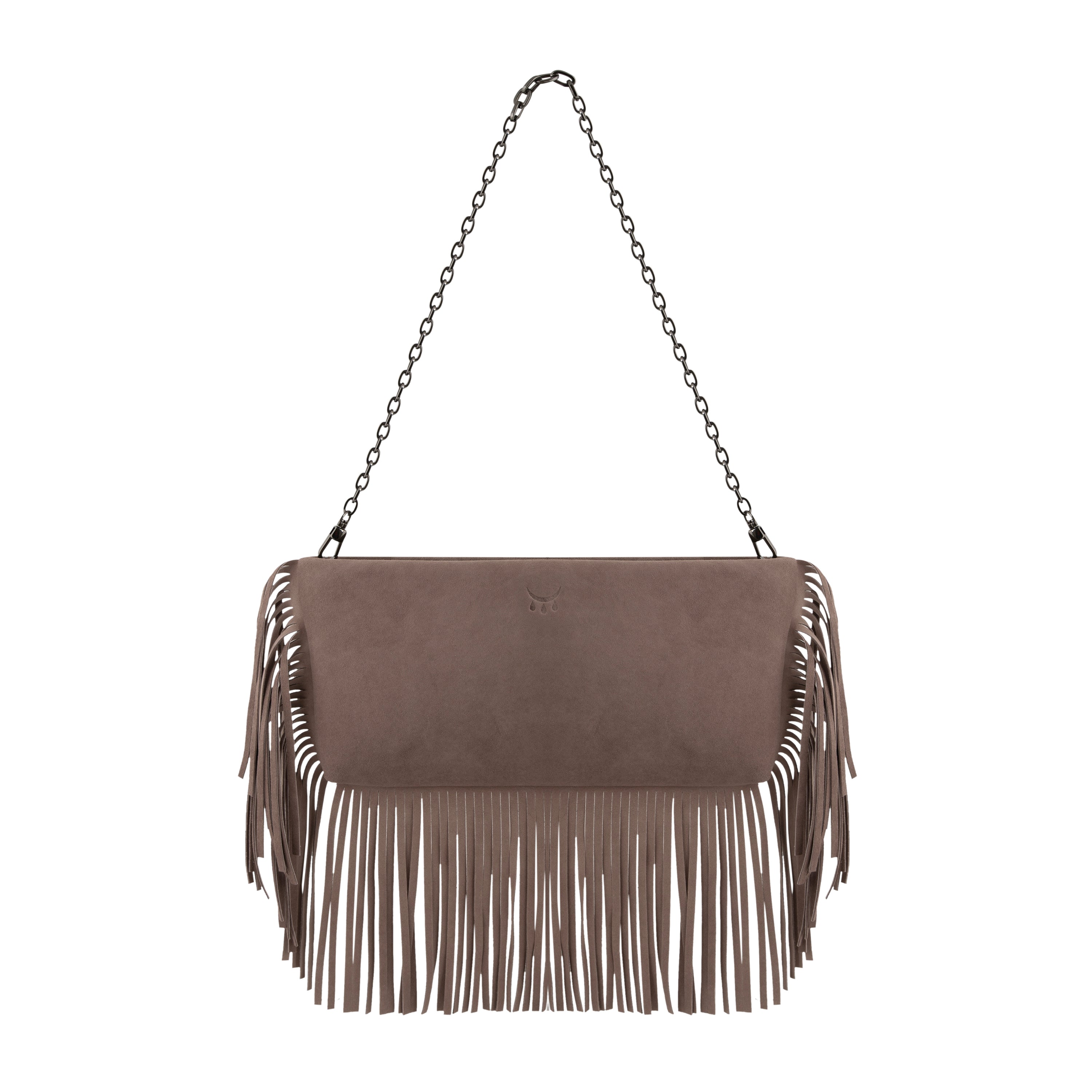HERA - SAND SUEDE FRINGE
