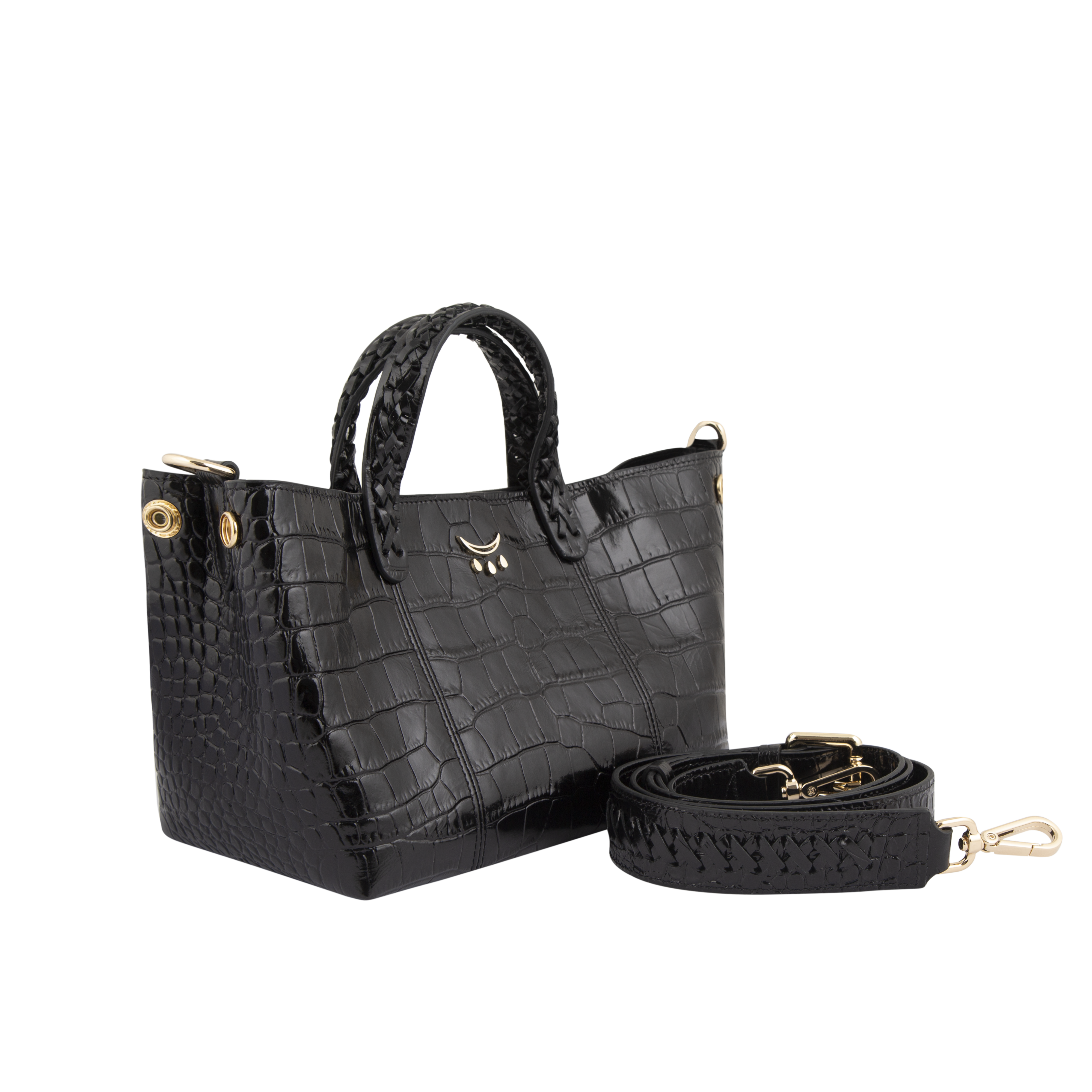 Mini Hemithea - Black Croco