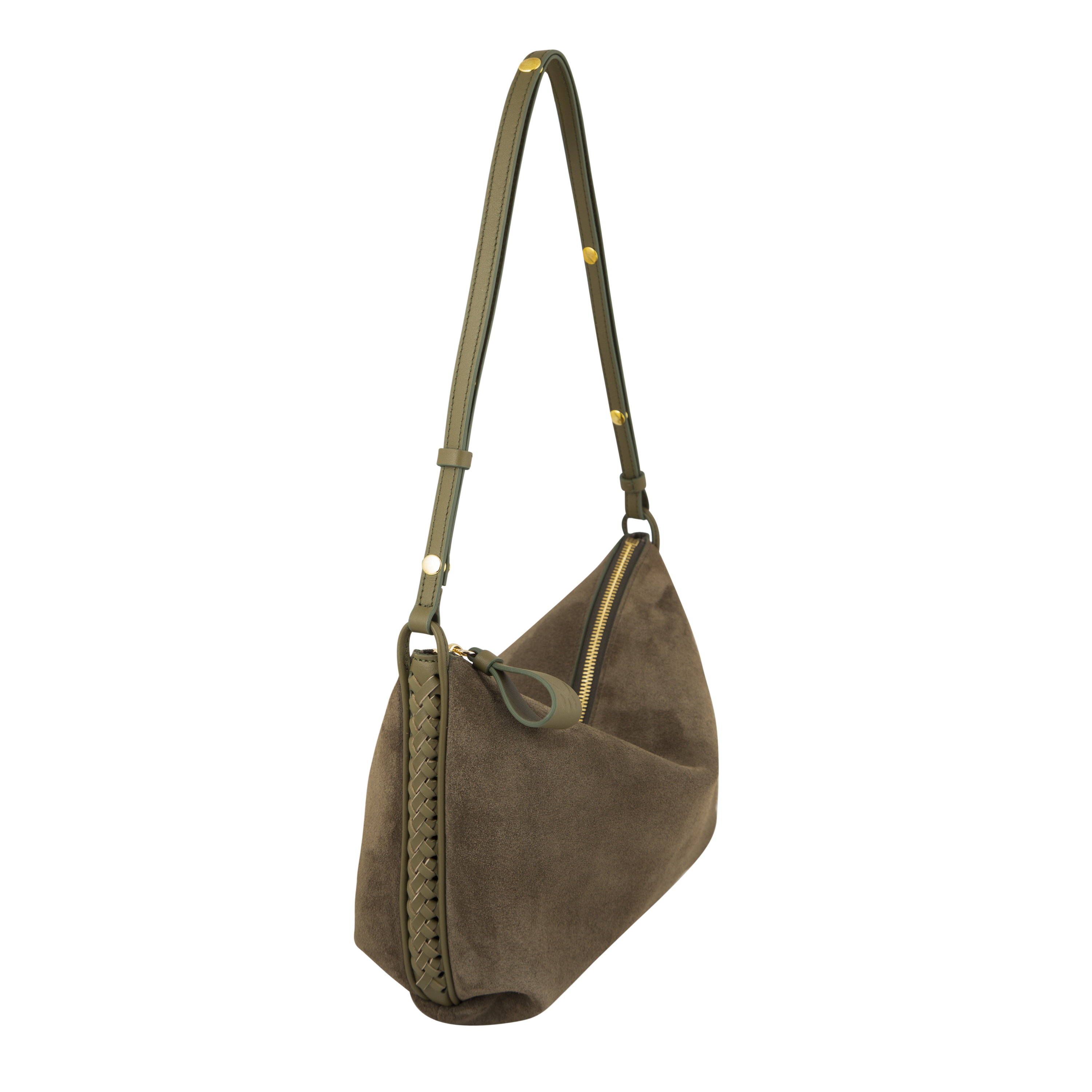 LUNA - OLIVE GREEN SUEDE