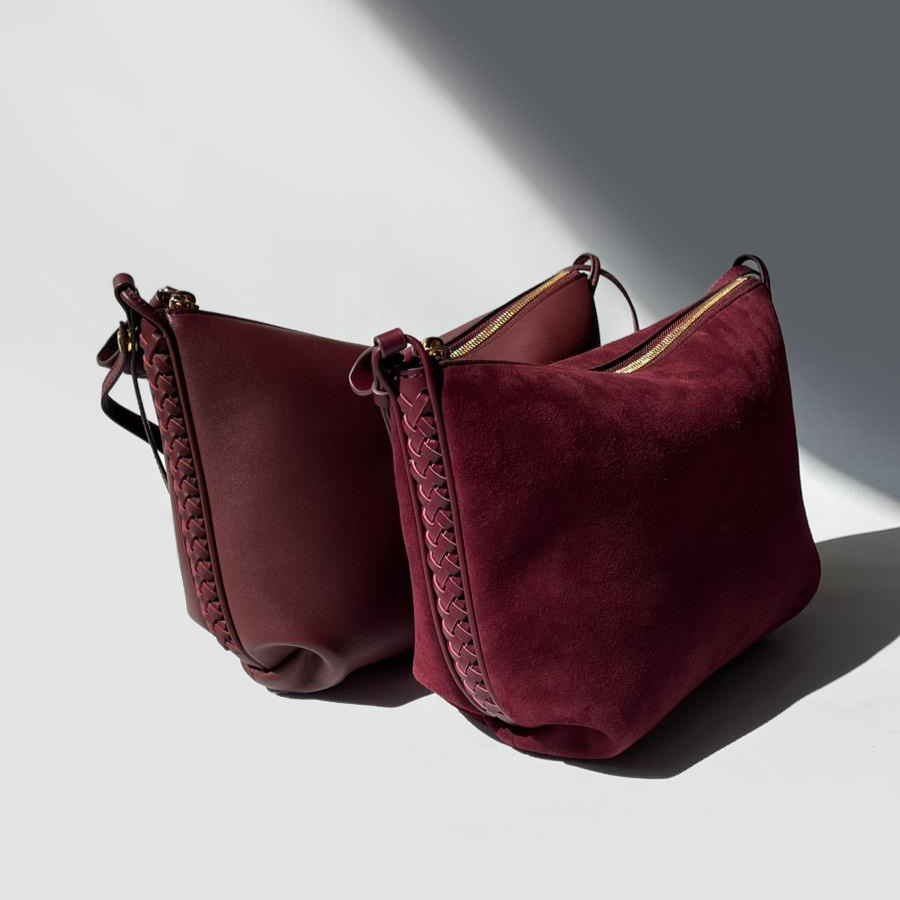 LUNA - MERLOT SUEDE