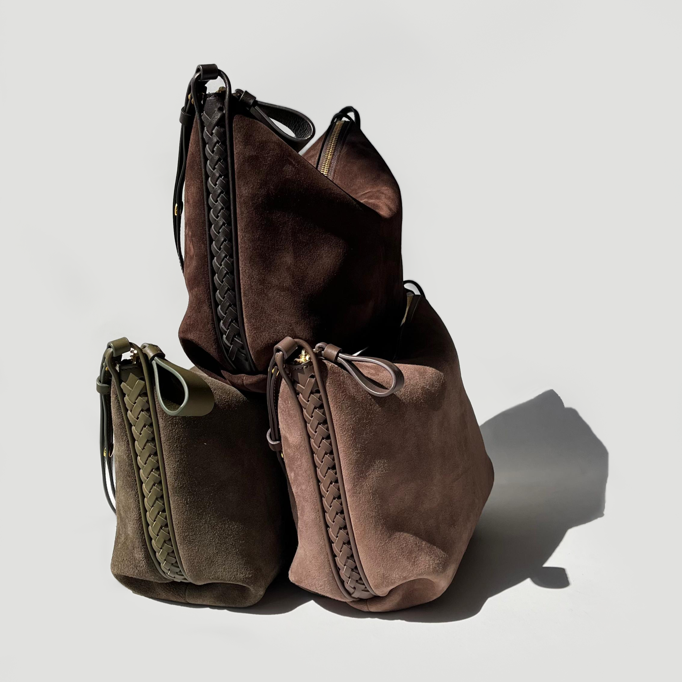 LUNA - OLIVE GREEN SUEDE