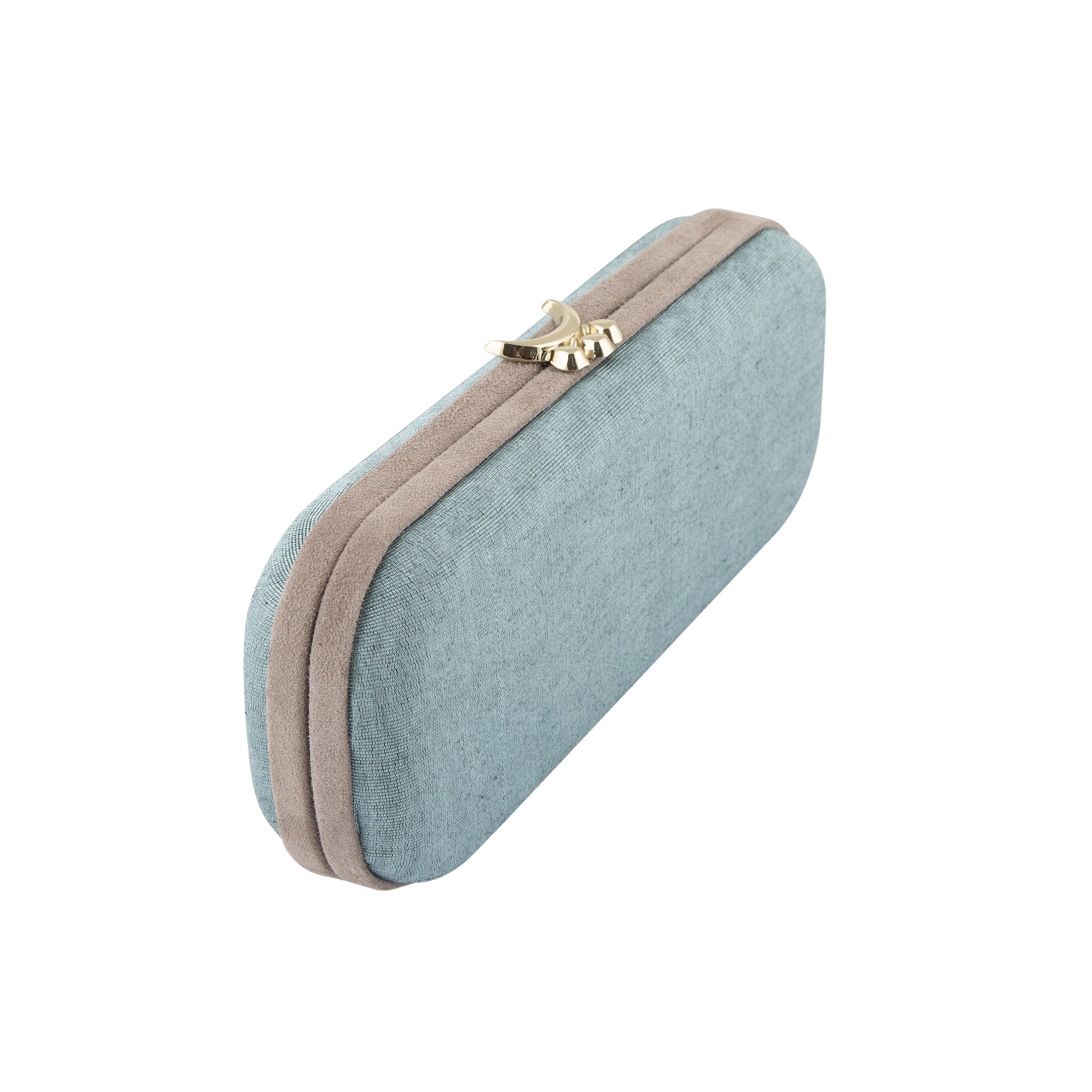 CLEA Minaudiere Clutch - Azure